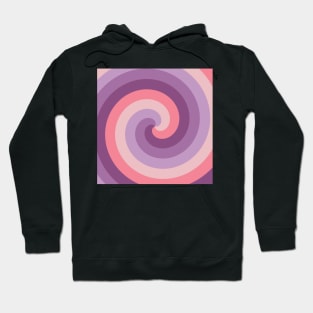 Abstract Lines Of Soft Pink and Purple Hoodie